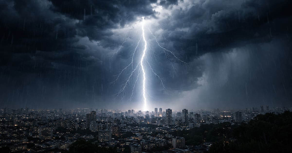 Se acerca una tormenta negra que durará día: se esperan lluvias, inundaciones y posible ... thumbnail