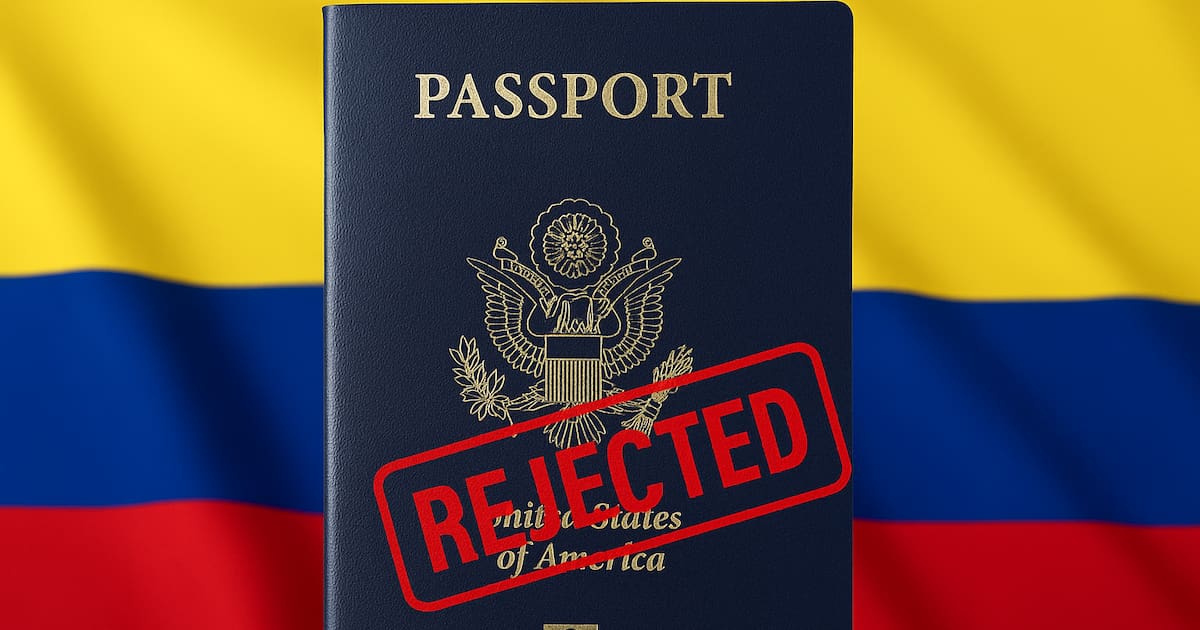 Estados Unidos le va a quitar el pasaporte a todos los colombianos que lleguen con esta ... thumbnail