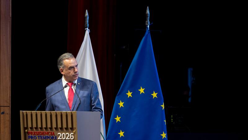Presidente Yamandú Orsi en discurso, tras acuerdo Mercosur-UE