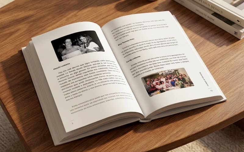 Uno de los libros generados por MILA Stories.