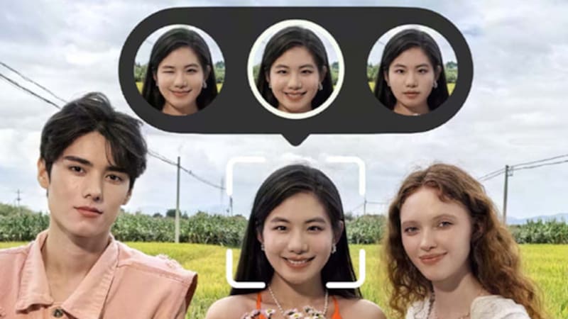 El software del teléfono es capaz de elegir las mejores expresiones.