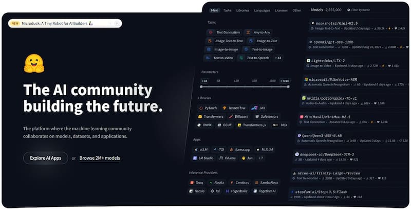 Hugging Face se ha convertido en una comunidad online clave para el desarrollo de la IA avanzada.