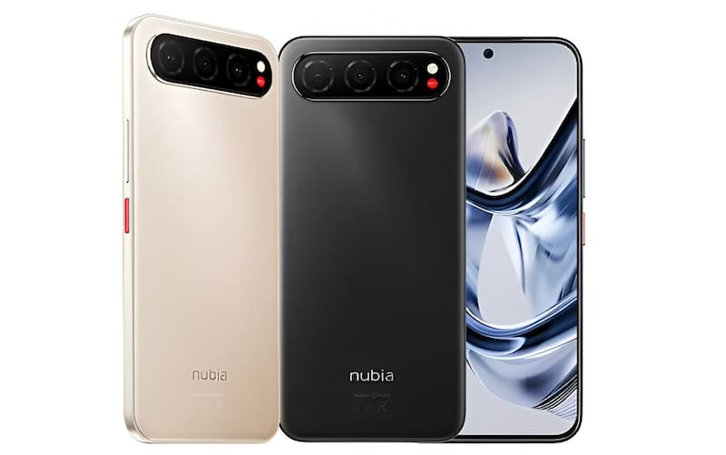 El Nubia Air viene en dos versiones: dorado y negro.