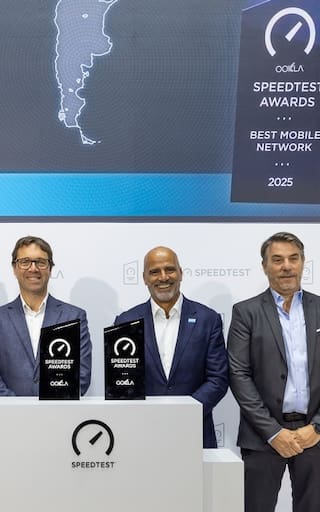 Personal recibe el premio a la mejor red fija y móvil de la Argentina