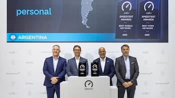 Personal recibe el premio a la mejor red fija y móvil de la Argentina
