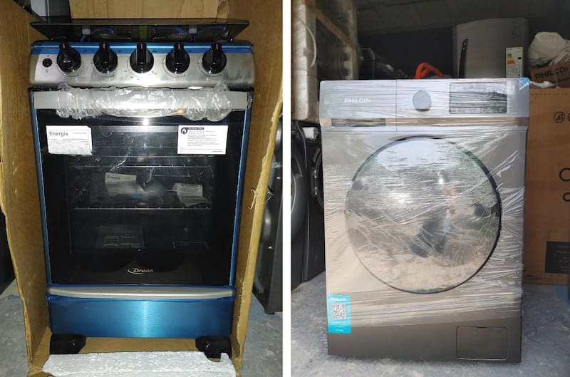 La subasta permite adquirir cocinas y lavarropas, entre otros artículos, a precios de oportunidad.