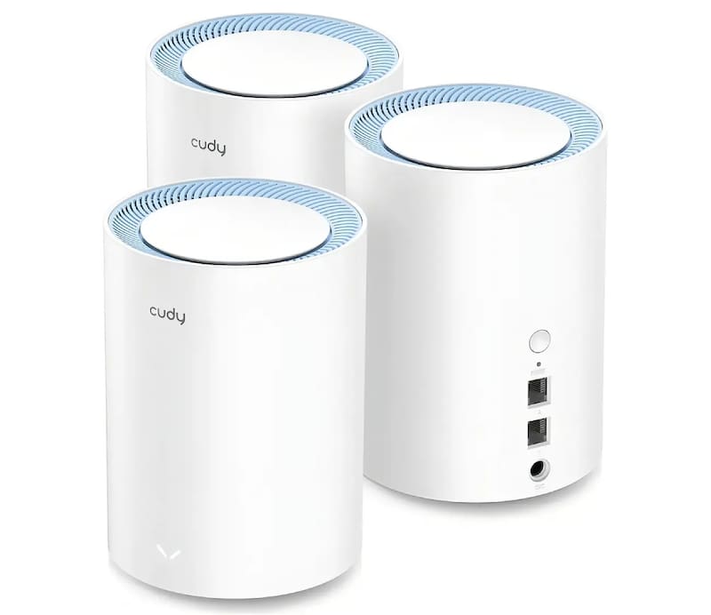 Un sistema Mesh Wi-Fi 6 del fabricante Cudy.
