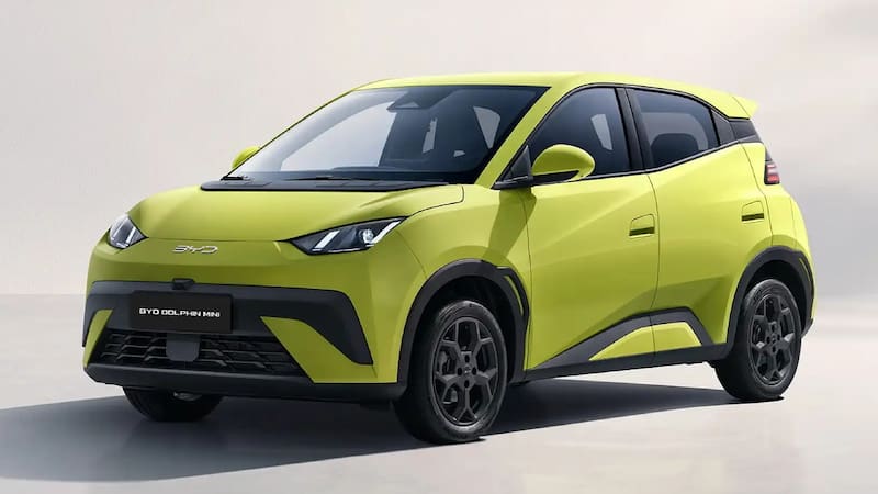 El BYD Dolphin Mini es un auto eléctrico diseñado para la ciudad.