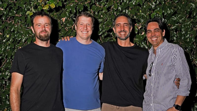 Management Team de Lovelytics: Guillermo Watson, Scott Love, Patricio Moreno y Juan David Escobar..