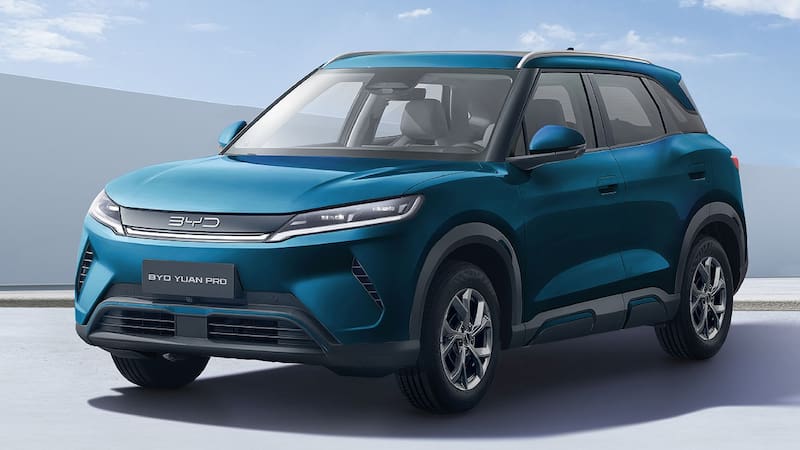 El BYD Yuan Pro se destaca por su estilo SUV.