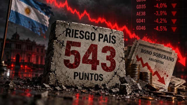 Bonos en caída libre: el mercado solo mira a las elecciones y empuja al alza el riesgo país