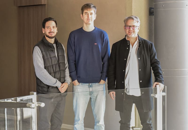 Fabricio Di Fiorio, Nicolás Hoffmann y Guillermo Langot, de Oppers.