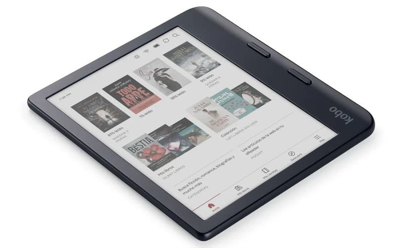 El lector Kobo Libra Colour, de próximo lanzamiento en el país.