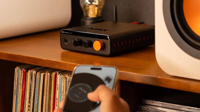 El Bluetooth de alta calidad le suma mucha versatilidad al nuevo amplificador de Fosi.