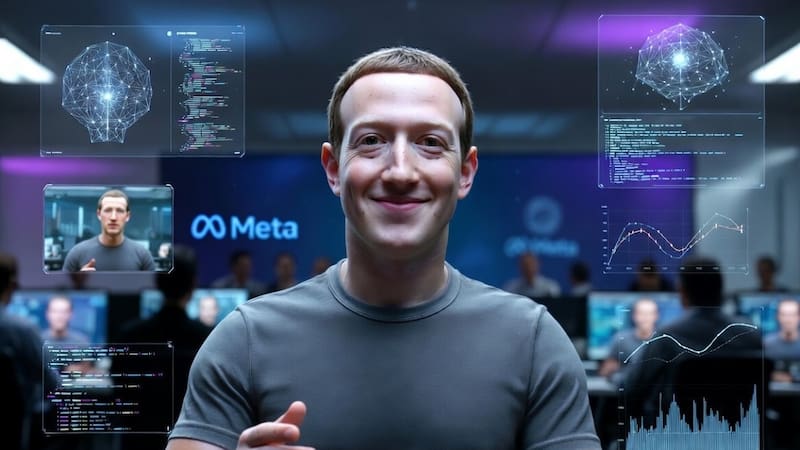 Meta avanza con el clon de IA de Mark Zuckerberg.