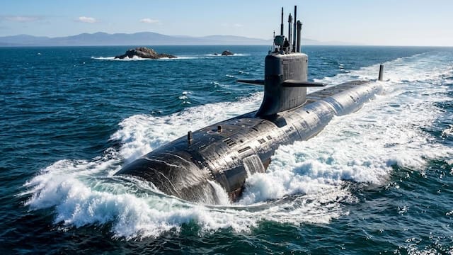 El ejército más fuerte del mundo pisa fuerte y se prepara para dominar el océano: estrena un mega submarino