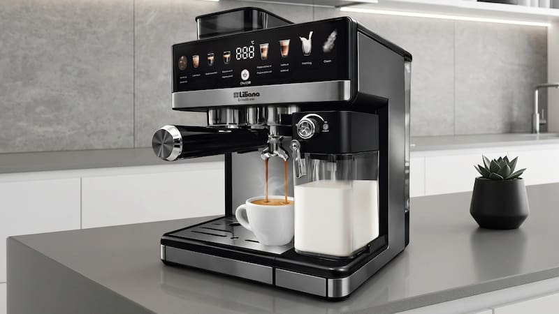 La GrindBrew AC995 es la cafetera "tope de gama" de Liliana.