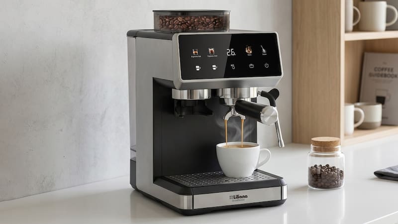 La GrindSense AC993 cuenta con molinillo integrado.