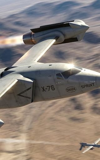 La mayor potencia del mundo mostró un mega avión que transforma la guerra: acelera como un jet y flota como helicóptero