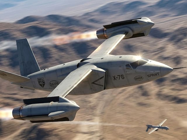 La mayor potencia del mundo mostró un mega avión que transforma la guerra: acelera como un jet y flota como helicóptero