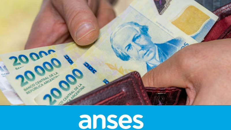 20,000 thousand argentine pesos. New banknotes Argentina. Financial business concept, close up
