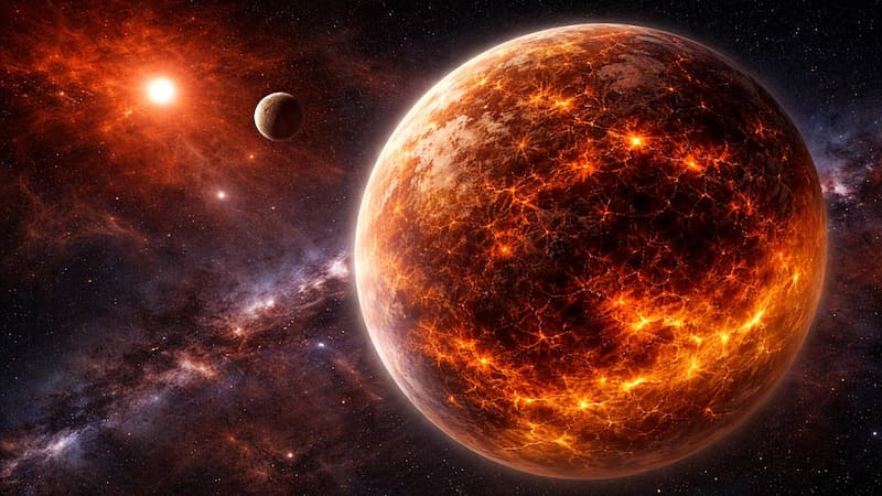 Un extraño mundo fue detectado por el Telescopio Espacial James Webb.