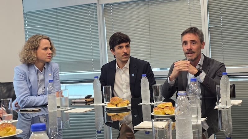 Cecilia Fernández Bugna, Bruno Hernández Cravero e Ignacio Lamothe, directivos del Consejo Federal de Inversiones.