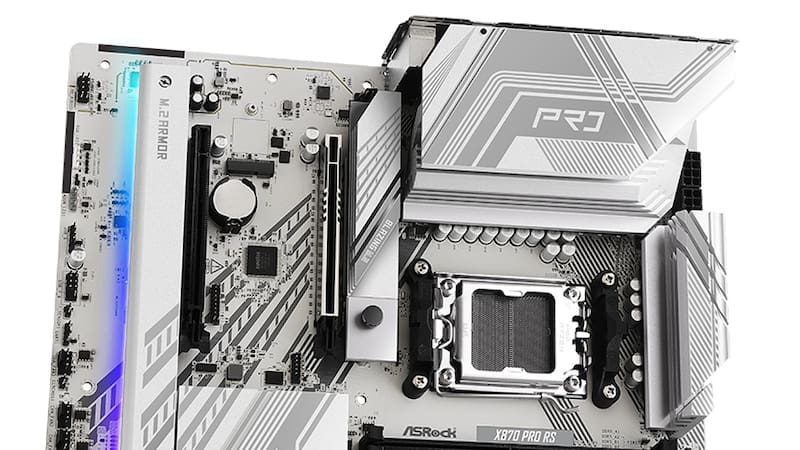 A la izquierda se aprecia el socket para procesadores AMD AM5.