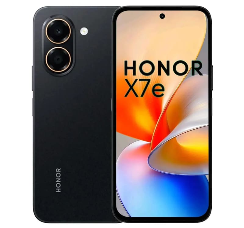 El Honor X7e también está disponible en negro.