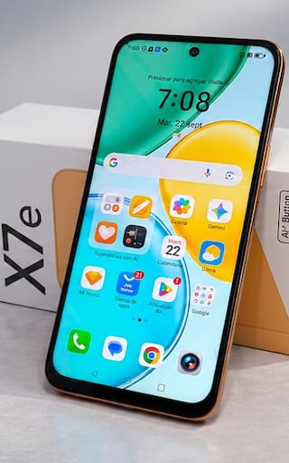HONOR X7e: batería gigante y diseño llamativo en un celular hecho para durar