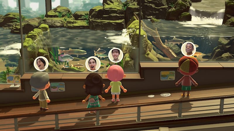 Se puede usar una cámara para "aparecer" en el juego.