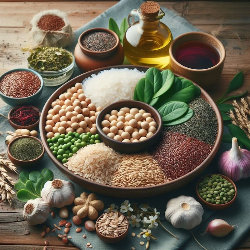 Superalimentos. Fuente: Bing AI.