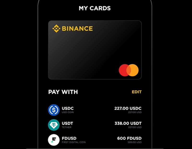 La tarjeta de Binance tiene el soporte de Mastercard.