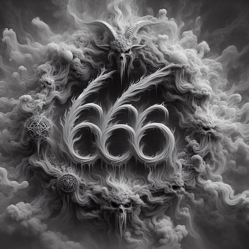 Qué pasa que veo siempre el 666. Fuente: Bing AI.