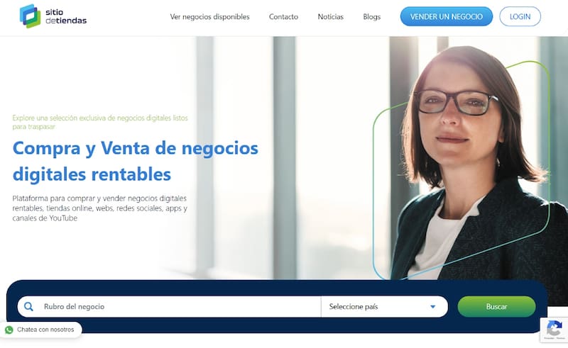 Sitio de Tiendas integra un buscador para acceder todas las opciones de compraventa disponibles.