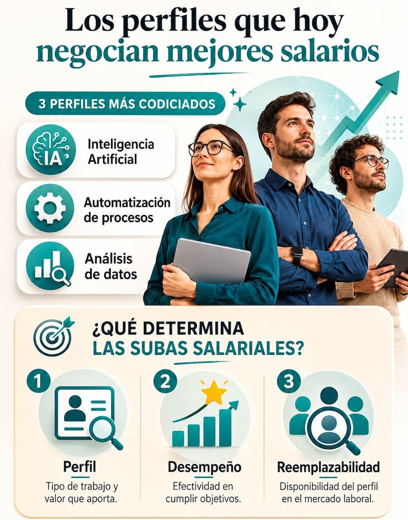 Un estudio de Adecco destacó los perfiles con mayor poder de negociación salarial en la actualidad.