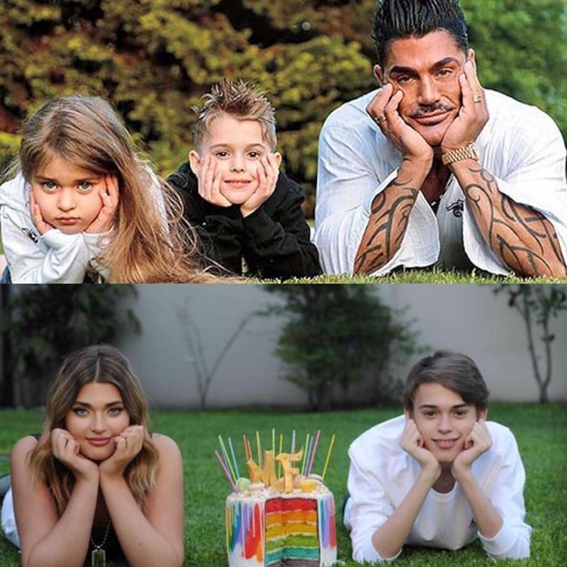 Felipe y Marta nacieron el 25 de febrero de 2004. Sus nombres fueron elegidos en honor al abuelo y a la madre de Ricardo, respectivamente. (Foto: Instagram @martacfort).