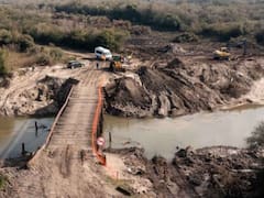 Tras meses de obra, terminarán un puente estratégico que conectará dos ciudades importantes