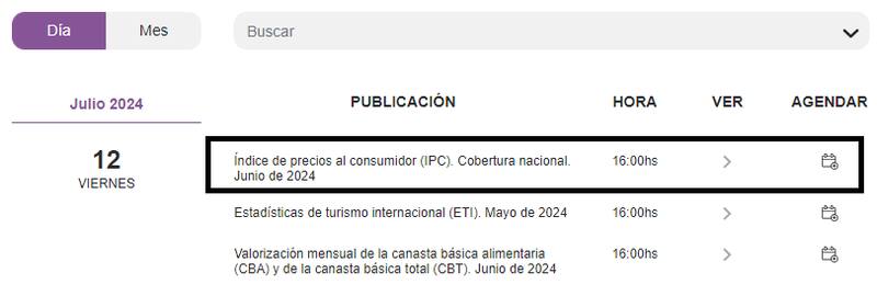 El INDEC dará a conocer hoy viernes el IPC de junio 2024