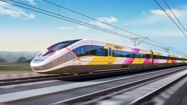 Construyen el primer tren bala y el más rápido de Estados Unidos: irá a 320 km/h y conectará Las Vegas con Los Ángeles en poco más de dos horas