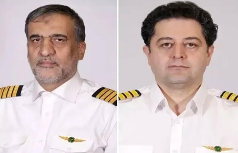 Los pilotos iraníes que llegaron en el vuelo venezolano