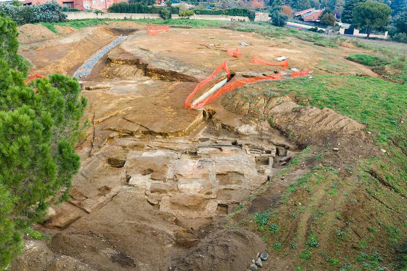 Las estructuras descubiertas integran tumbas, calzadas y antiguas instalaciones agrícolas. (Fuente: Ministerio de Cultura, Soprintendenza Speciale Roma)