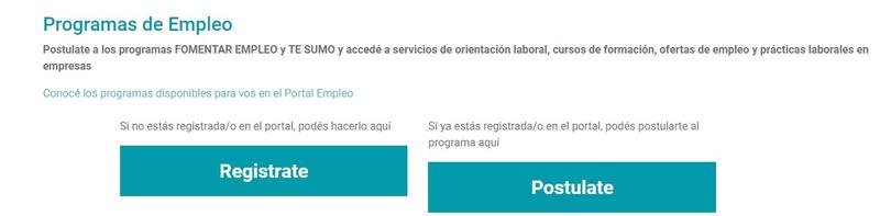 Ingresar a www.portalempleo.gob.ar