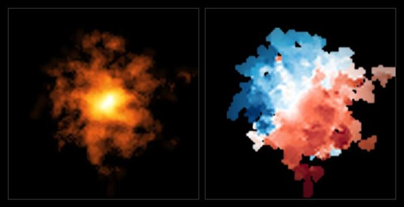 Descubren una impactante galaxia que desafía todo lo que sabemos sobre el cosmos. EFE.
