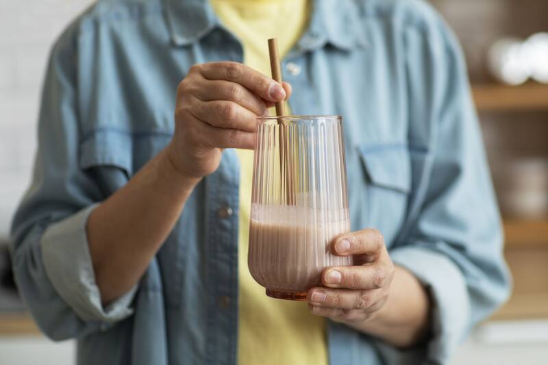 El delicioso licuado para ganar masa muscular. Fuente: archivo
