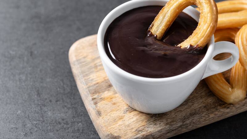 Conocé donde comer churros con chocolate en estas vacaciones de invierno.