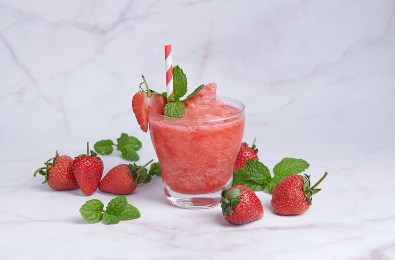 Licuado de fresas. Fuente: Archivo.