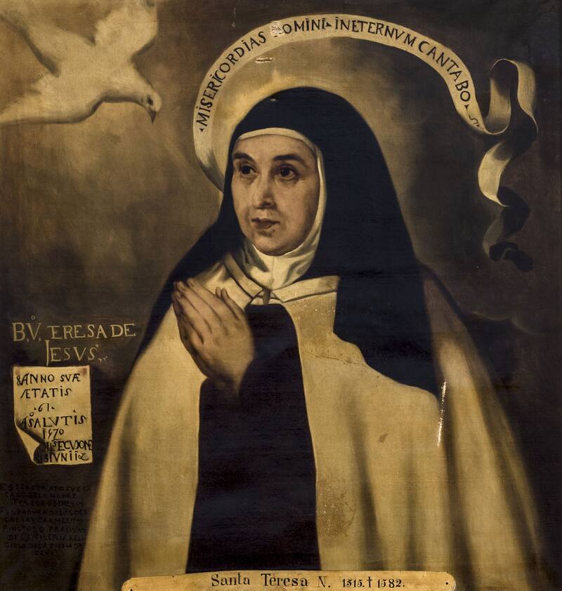 Retrato de Santa Teresa de Jesús (Fuente: Wikimedia Commons / Fray Juan de la Miseria)