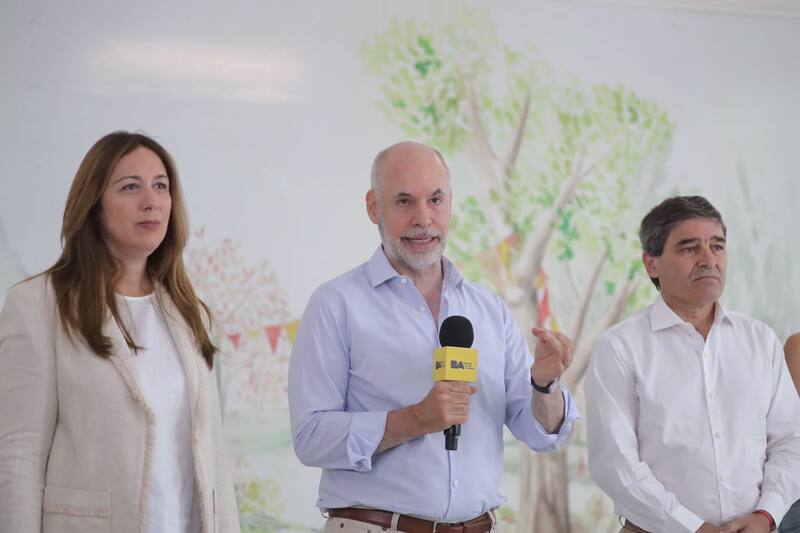 Horacio Rodríguez Larreta reapareció junto a María Eugenia Vidal y Fernán Quirós
