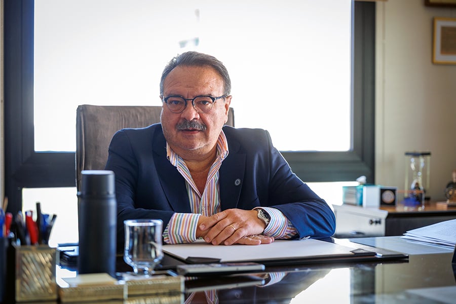 Jorge Tiravassi, presidente del Centro de Capitanes de Ultramar y Oficiales de la Marina Mercante.